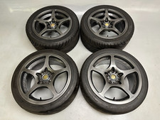 VOLK RAYS FORGED CHALLENGE F-ZERO 9.5 X 17' 18' 5X114 ALLOY WHEELS TYRES te37