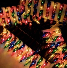 Vintage Incandescent Christmas Colourful Lights 90s Nostalgia Fairy Lights