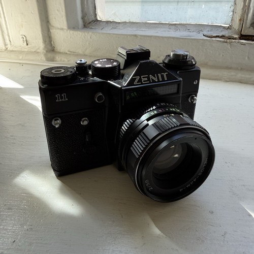 Zenit black vintage slr - vintage,