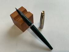 parker 45 Flighter Green Steel Cap fountain pen