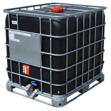 1000L Black IBC Water Tank – Ideal for Pure Water Window Cleaning