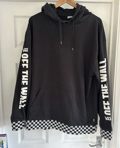 Vans hoodie black - vans, l