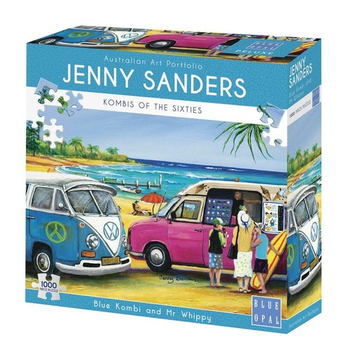 New blue opal 2066 jigsaw - new,