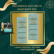 Decadence Wax Melts Highly Scented Handmade Vegan Soy Wax Melts Snap Bar Gift 
