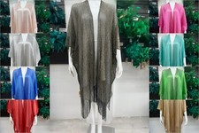 Women Scarf Shawl Metallic