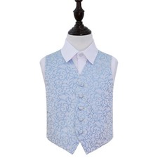 Boys Waistcoat Woven Swirl