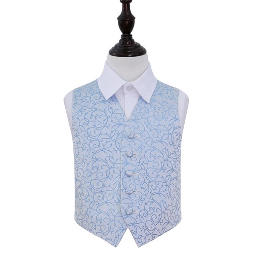 Boys waistcoat woven swirl - woven,