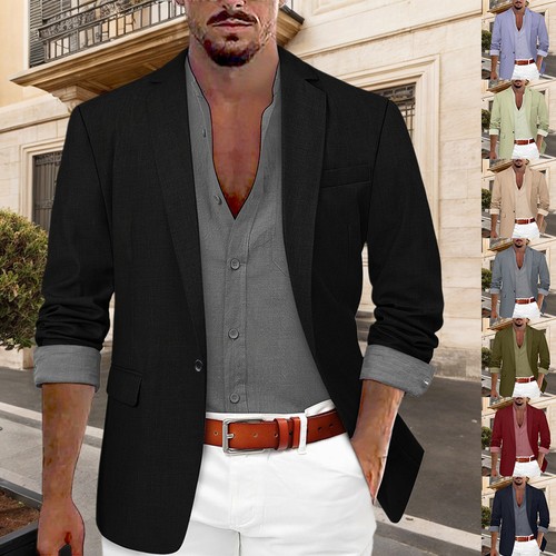 Mens slim fit casual - mens, blazer