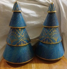 x2 Emerald and gold Christmas