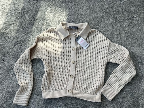 Ladies beige knitted jumper - knitted,