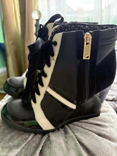 Trendy wedge sneakers trainers - wedge,