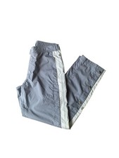 Vintage Adidas Popper Tracksuit Bottoms Mens W32(s) Grey 2001 Release Gym Street