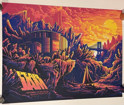 Pearl jam concert poster art - concert,