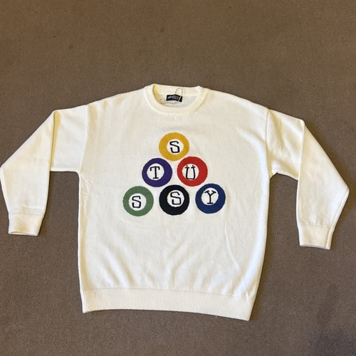 Stussy billiard sweater big - stussy,