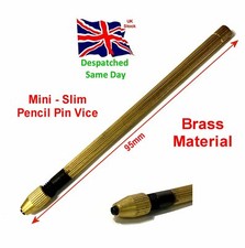 Mini Slim Pin Vice Brass 95mm