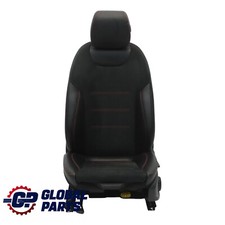 Mercedes V177 Front Seat Left N/S Imitation Leather Microfiber Black Red Thread