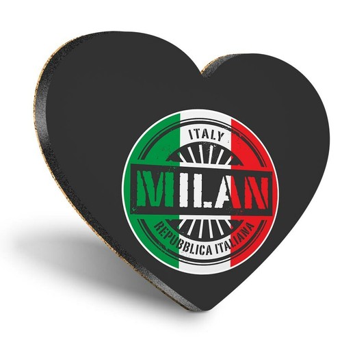 Heart mdf coasters - heart, milan