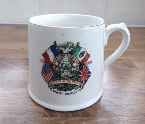 Wwi royal doulton peace - doulton, mug