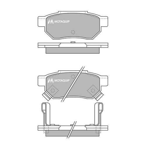 Brake pads set for - brake, honda