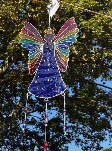 Rainbow angel suncatcher - suncatcher, |