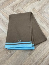 Fred Perry scarf brown blue