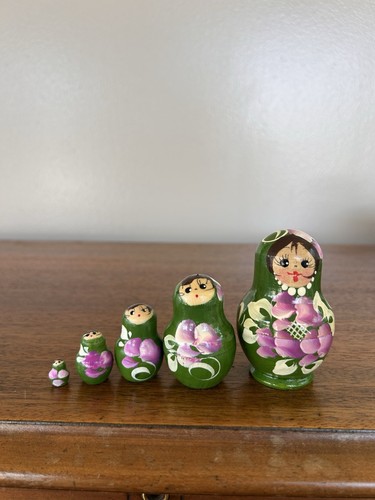 Wooden nesting dolls babushka - wooden,