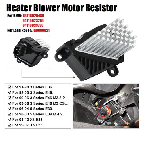 Heater blower motor resistor - blower,