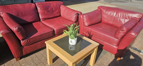 Genuine leather large - genuine, seater