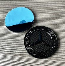 Full black 57mm front bonnet - black,
