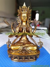 Antique Tibet Bronze 4 Arms