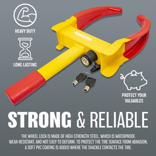 New wheel clamp safety lock - clamp,