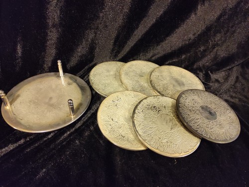 Vintage set silver plated - of, 6