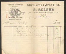 PARIS (III°) BRONZE SCULPTURE