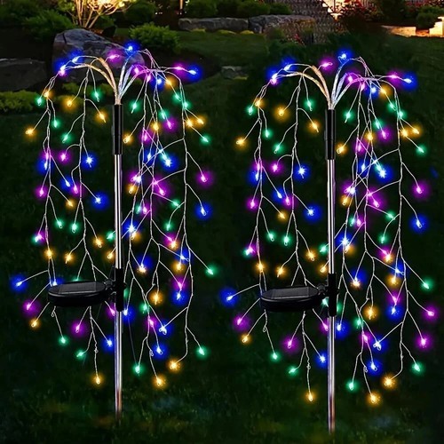 Solar willow tree - willow, lights
