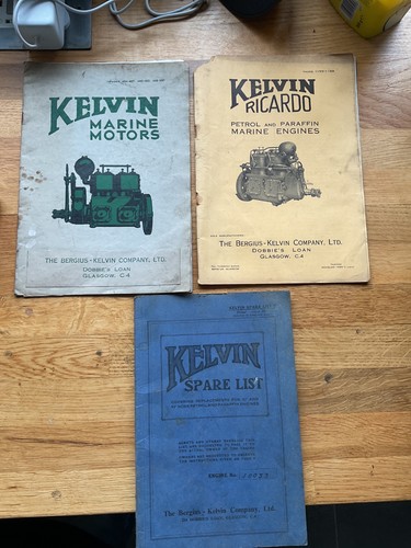 Kelvin marine motor manuals - kelvin,