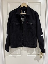 Levi’s Black Party Monster Denim Jacket Bruno Mars Size S