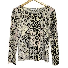 LEONARD PARIS print wool knit