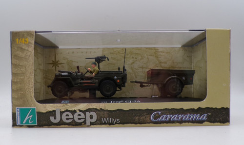 Cararama jeep willys - willys, cj-2a