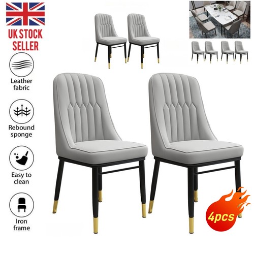 Set faux leather dining - set,