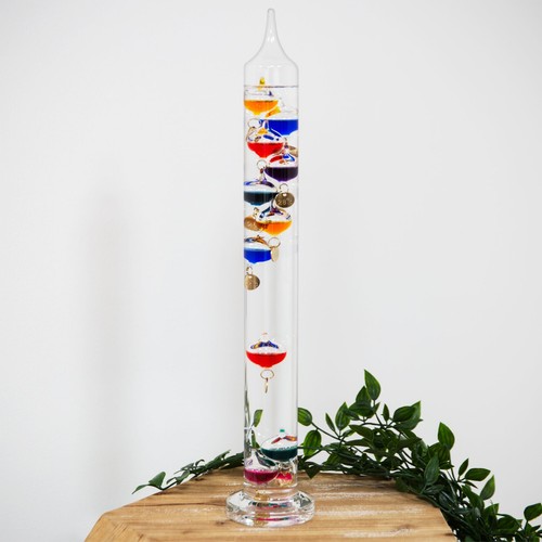 Glass galileo thermometer - glass,