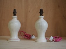 Vintage White Ceramic Lamp