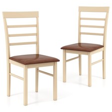 Wooden dining chair set of 2