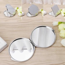 Small Folding Compact Travel Shaving Make-up Mirror Pocket Handbag Heart Square