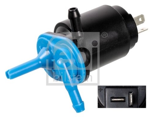 Water pump headlight cleaning - water,