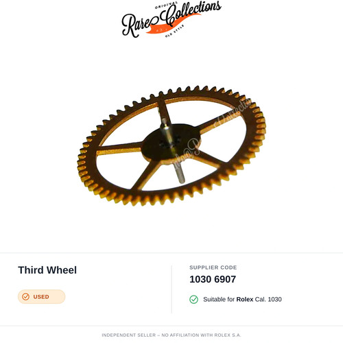 Third wheel for rolex cod - for, (cod