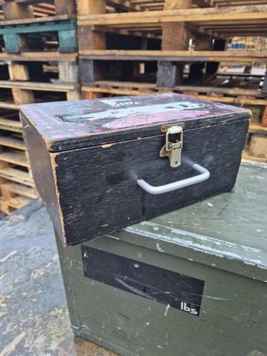 Small military wooden box - small,
