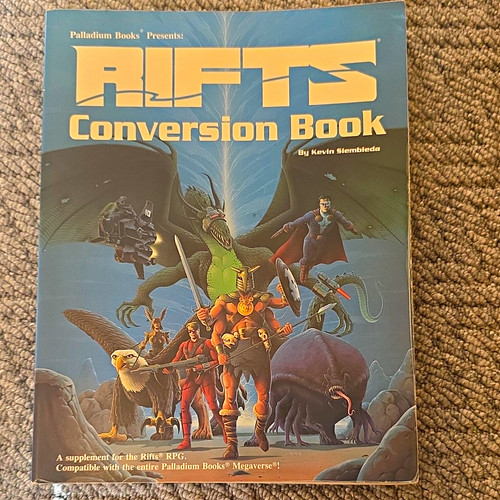 Palladium books rifts - books,