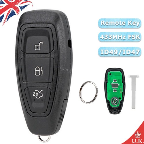 433mhz remote key fob id49 - key,