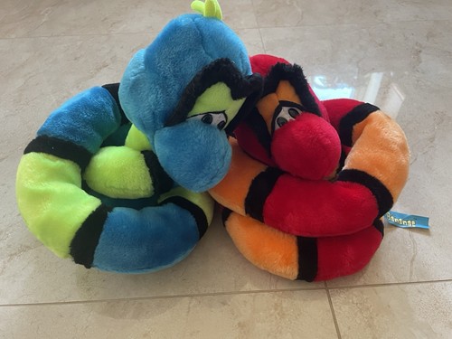 Two snakes soft toys - two, snakes,