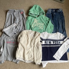 Girls bundle  Hoodie / Jeans /joggers/ 3 jumpers 6 items 9-10 years VGC